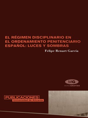 cover image of El régimen disciplinario en el ordenamiento penitenciario español